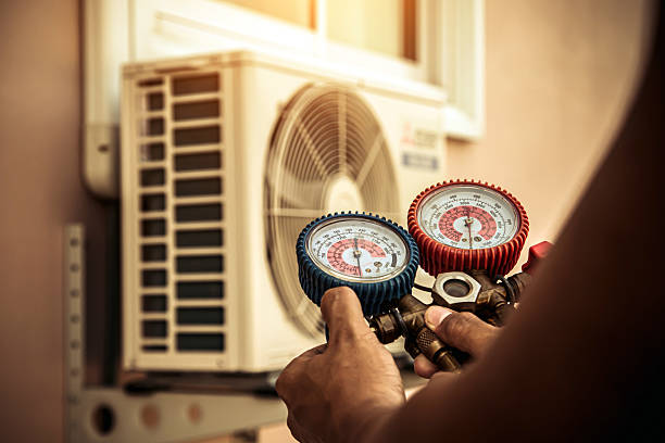 Professional Hvac technician working in Caldwell, NJ